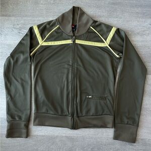 Vintage Diesel Industry Track Jacket Olive/Yellow